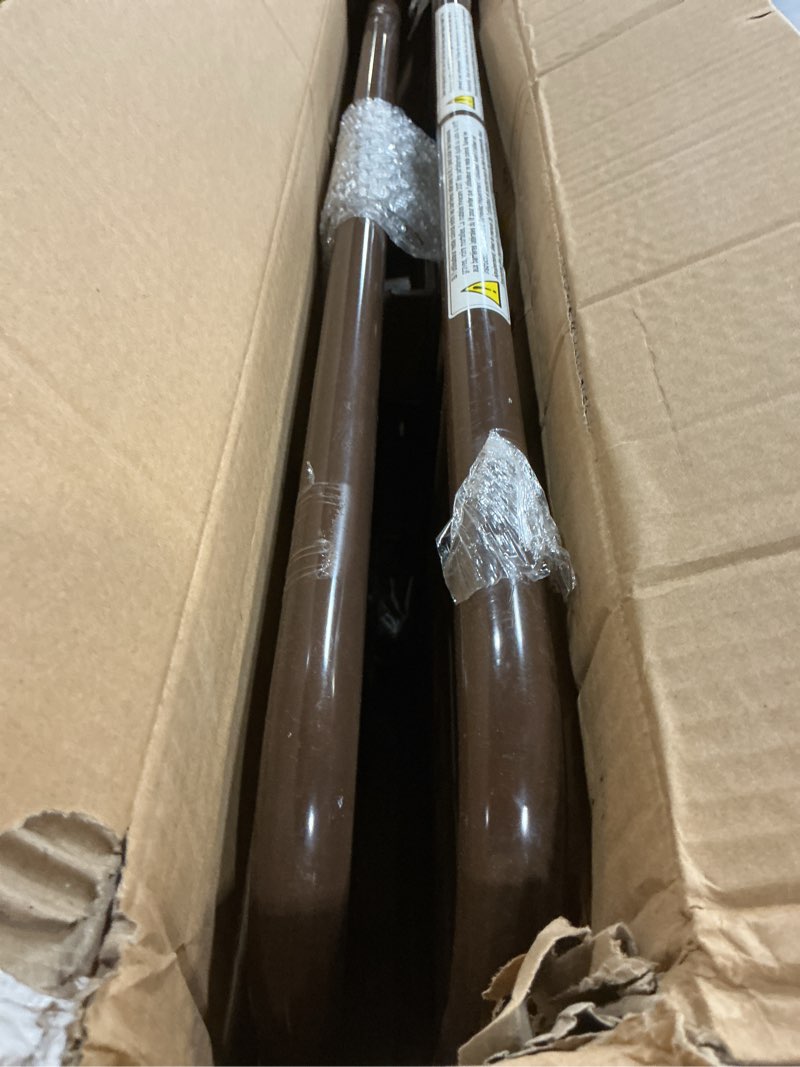 Condition photo showing As Is for Invacare Clamp-On Half-Length Rails for Homecare Beds, 1 Pair of bed rails, 6630DS , Brown Rail Half Length Rail