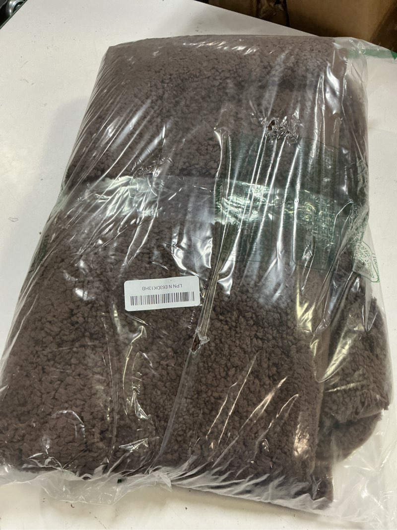 Condition photo showing Good Condition for arogan luxury long bathroom runner rug, 24x36 inch thick soft and absorbent non slip bath mat, rubber backing quick dry rugs carpets, machine washable plush mats for shower floor, deep brown 2' x 3' (24" x 36") deep brown