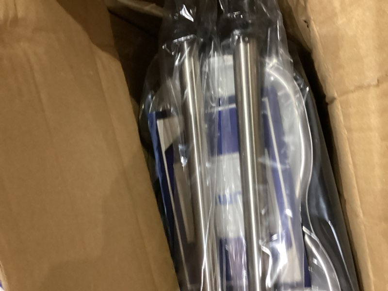 Condition photo showing As Is for UMIEN Toilet Brush and Plunger Set 18-in - Updated 2025 No-Rust - Stainless Steel Design - Long Handles - with Freestanding Canister