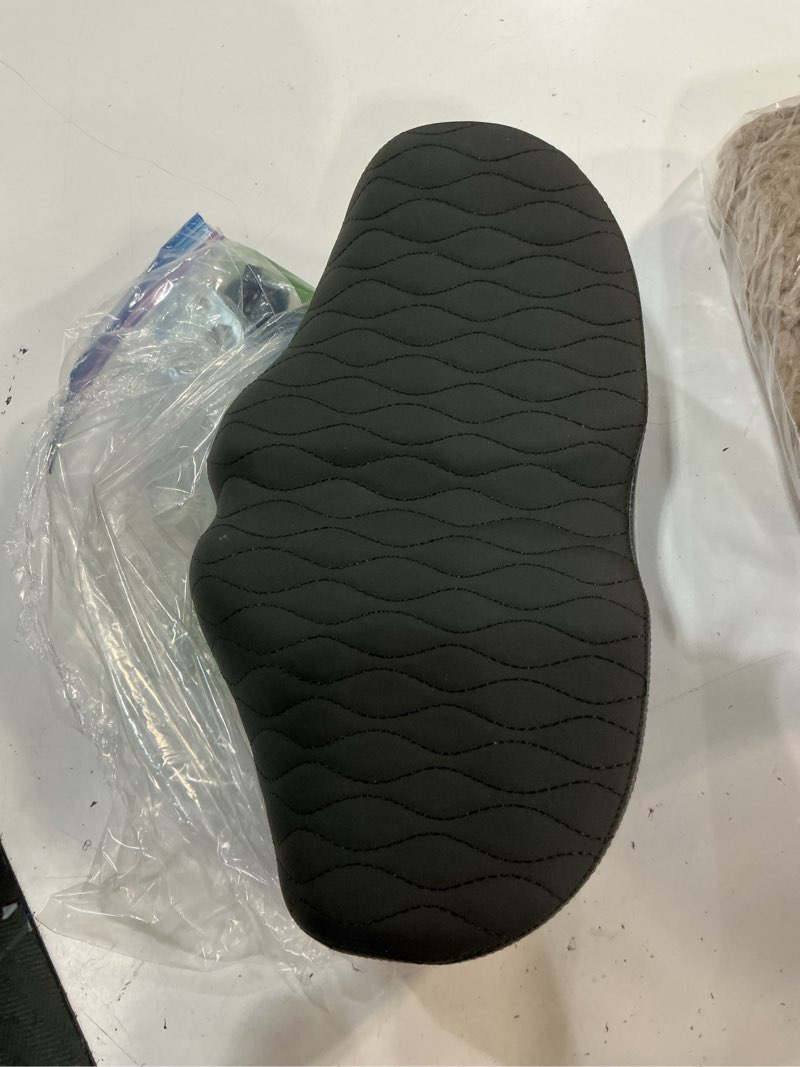 Condition photo showing Good Condition for noseless bike seat cushion for men & women - extra padding & comfort wide bicycle seat, oversized comfortable saddle for peloton bikes, exercise bikes, electric bikes, cruiser bikes noseless-oversized black