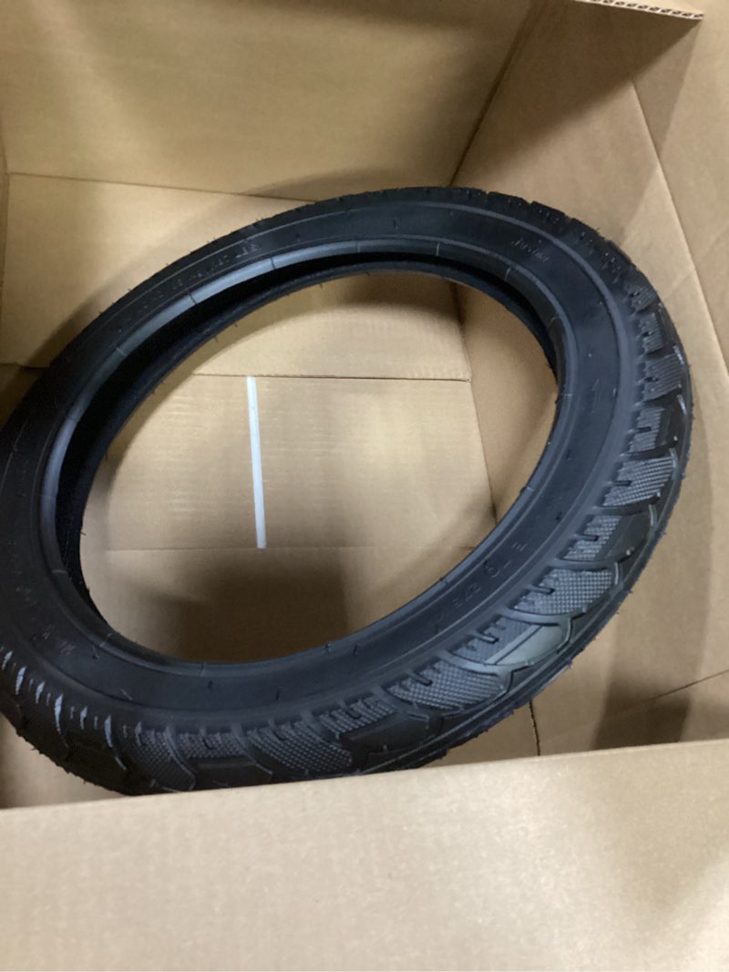 Condition photo showing As Is for 16x2.5 tire and inner tube set, 16x2.50 scooter tire for ebikes kids bikes, 65-305 tires fit for scooter bmx bicycles electric bikes