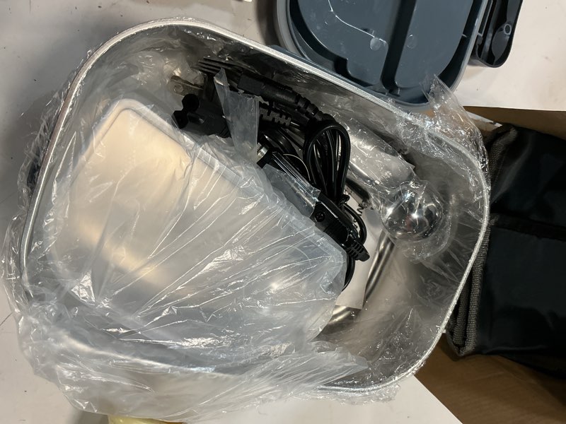 Condition photo showing Good Condition for electric heated lunch box for men/women home 80w portable food warmer with 12v/24v/110v/220v stainless steel leakproof container for work travel jobsite camping valentine's gift for adults/men/woman