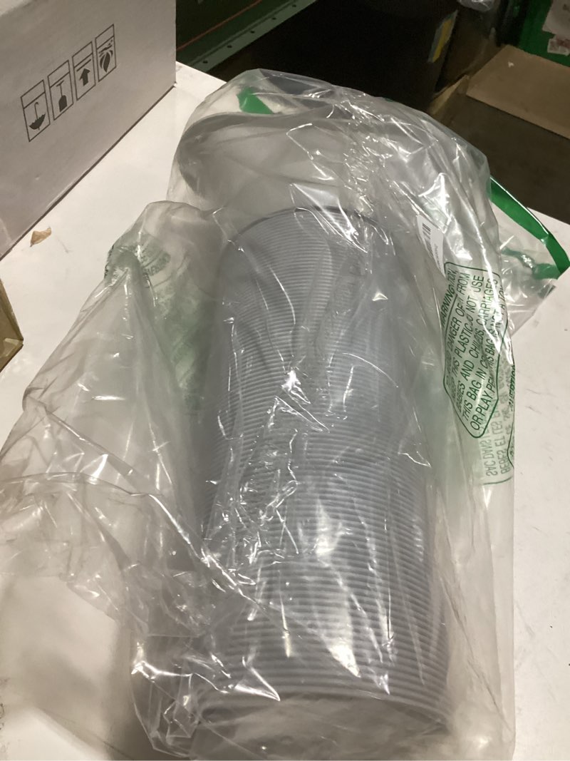 Condition photo showing Good Condition for portable ac window kit with 5.1” exhaust hose for sliding window, adjustable air conditioner window vent kit for ducting ac seal panel for horizontal&vertical window. 5 inches