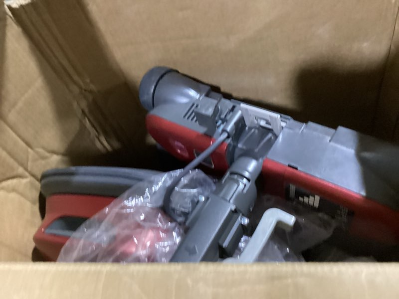 Condition photo showing As Is for kenmore 81414 bagged canister vacuum cleaning tools, 400 series + telescoping wand, red