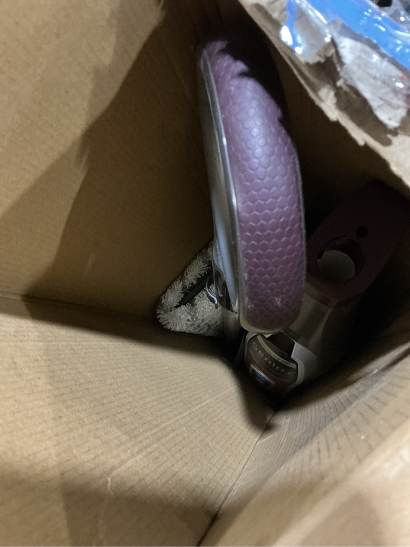 Condition photo showing As Is for Shark Genius Hard Floor Cleaning System Pocket (S5003D) Steam Mop, Burgundy/Gray Steam Genius Premium