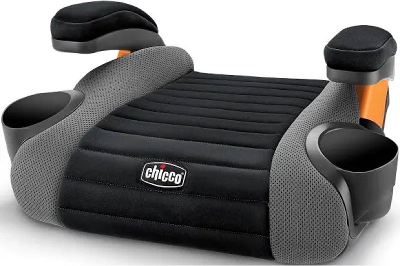 Chicco GoFit Plus Backless Booster – LATCH,Quick-Release,for 40-110 lbs(Black)