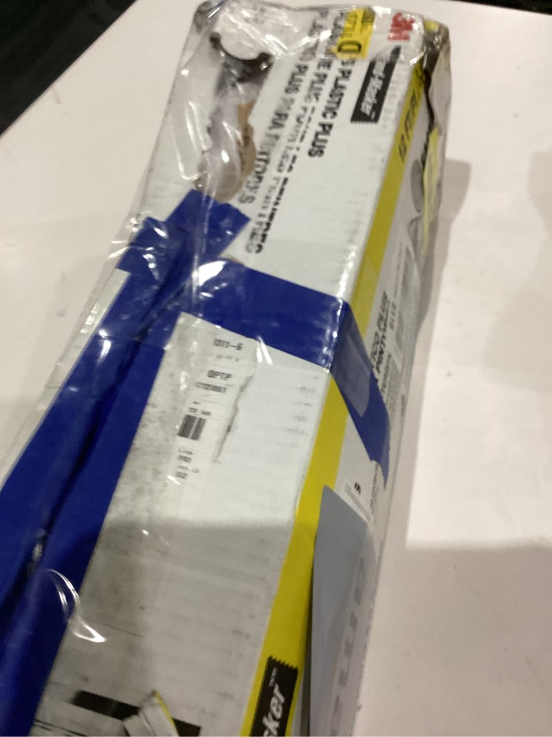 Condition photo showing As Is for 3M Hand masker Painters Plastic Plus MFB-12, 12 ft x 400 ft x .31 mil(3,65 m x 121 m x .00787 mm) 12 ft x 400 ft 12 feet x 400 feet