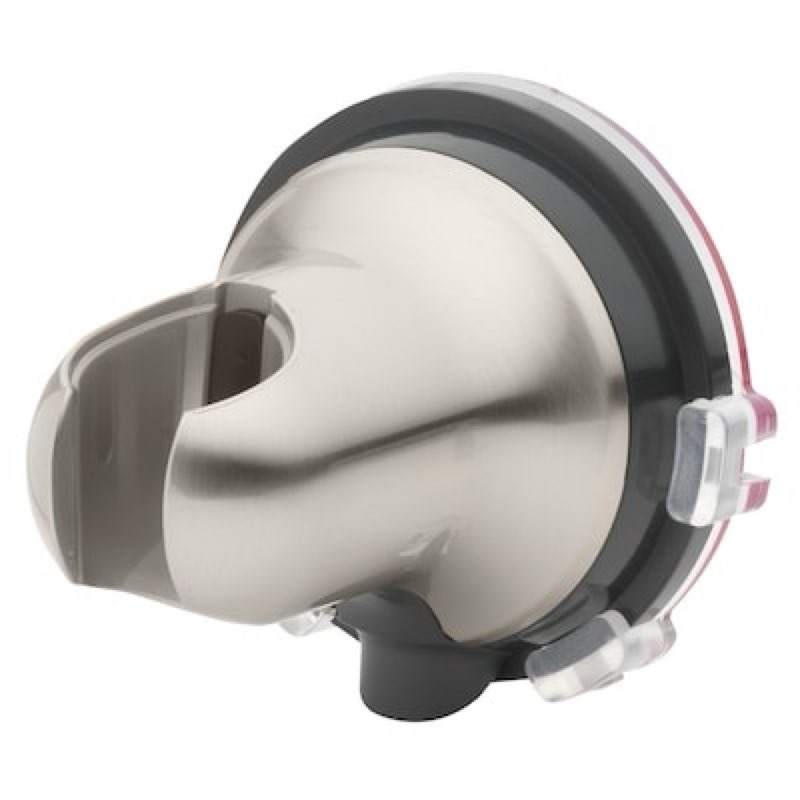 project source brushed nickel 3.15-in universal shower hand shower holder 3.11-in -id