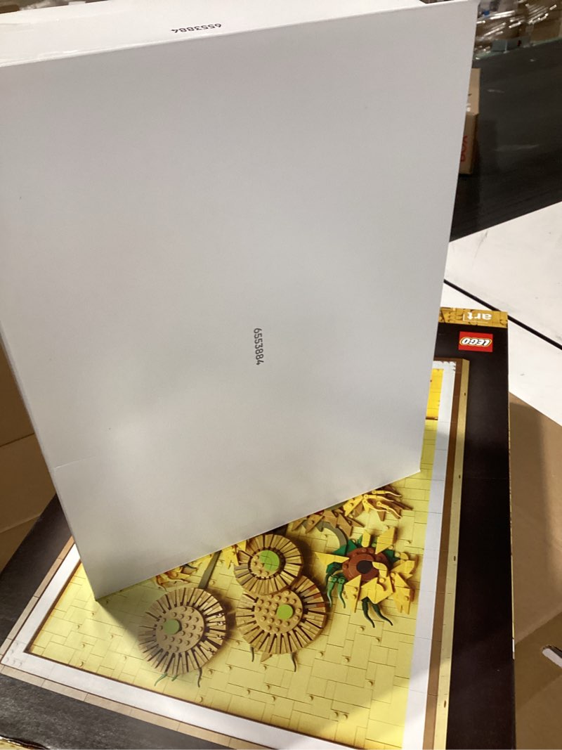 Condition photo showing New/Like New for LEGO Art Vincent Van Gogh – Sunflowers Building Set for Adults - Home Decor Idea - Brick Built Painting - Gift for Birthdays - 31215