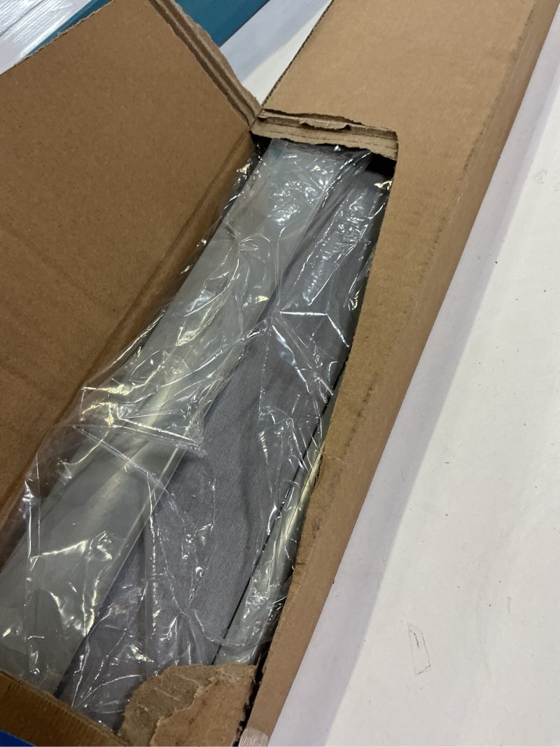 Condition photo showing Good Condition for tonature no drill cellular shades for indoor windows, thermal insulating & noise reducing honeycomb blinds, free stop cordless blackout shades, grey, 34" w x 64" h 34"w x 64"h grey(blackout)