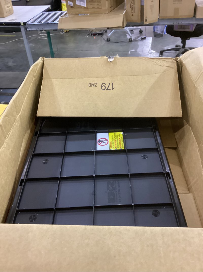 GREENMADE InstaCrate Collapsible Storage Container, 12 gal, Red/Black