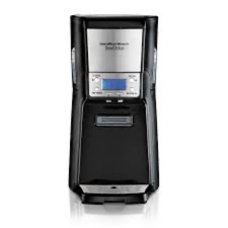 Hamilton Beach 12 Cup Dispensing Coffee Maker  Stainless Steel and Black  48464