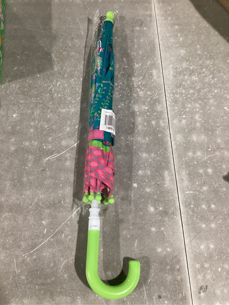 Condition photo showing Good Condition for stephen joseph, toddler and little kid umbrella with pinch free closure and colorful design mermaid