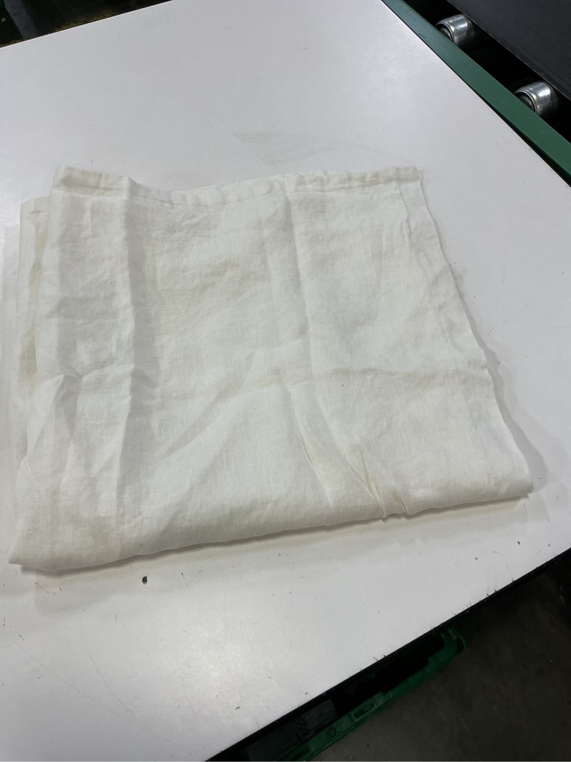 Condition photo showing Good Condition for european linen euro sham, euro, ivory