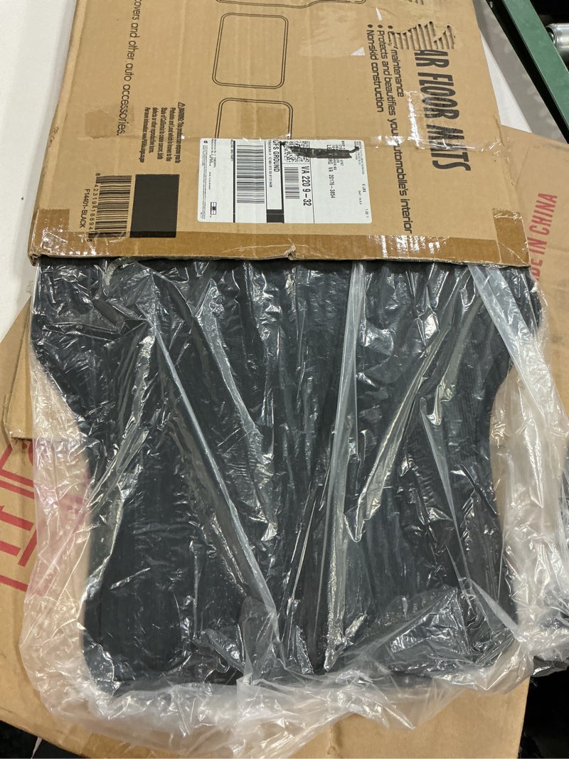 Condition photo showing New/Like New for fh group car floor mats - carpet floor mats for cars, universal fit automotive floor mats, all purpose car floor mats, carpet protector mat for most sedan, suv, truck floor mats black