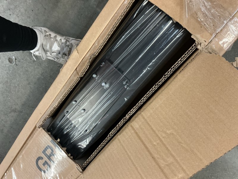 Condition photo showing Good Condition for FUDESY 78.7 x 93in Large Collapsible Black Backdrop Screen, Portable Retractable Pull Up Panel Wrink