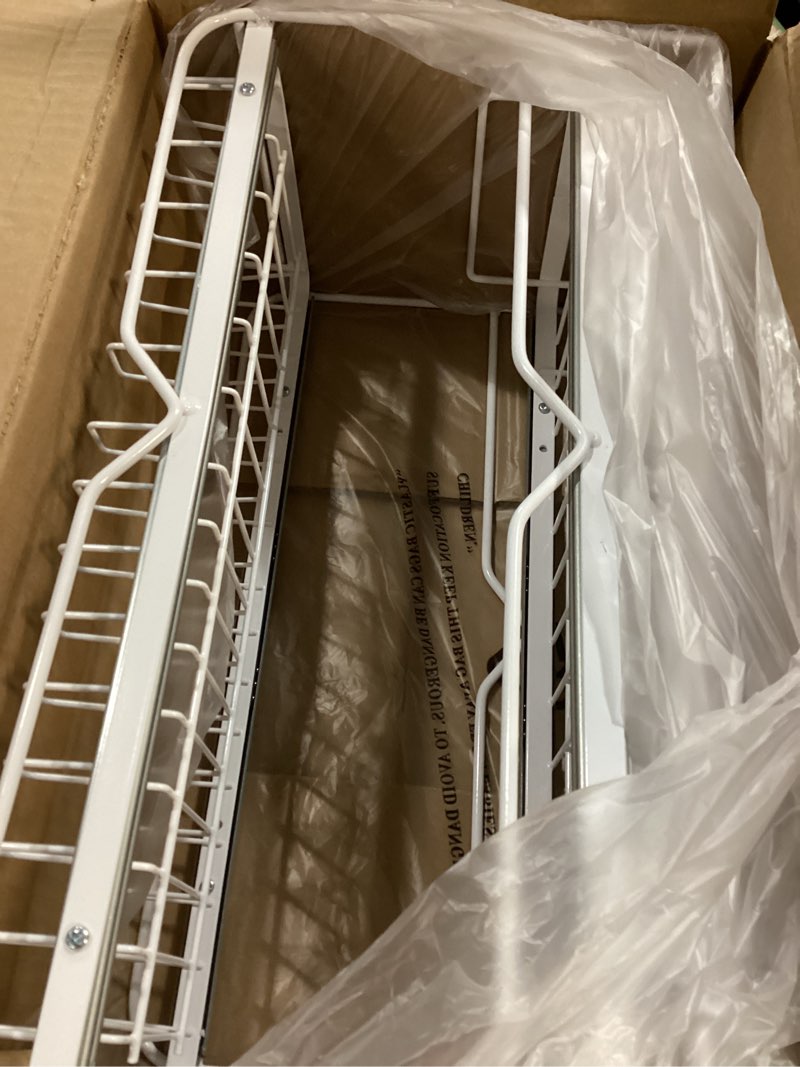 Condition photo showing Good Condition for Pull-Out Double/Single Tier Dish Rack for Cupboard, Slide Out Dish Drying Rack for Kitchen Cabinets,
