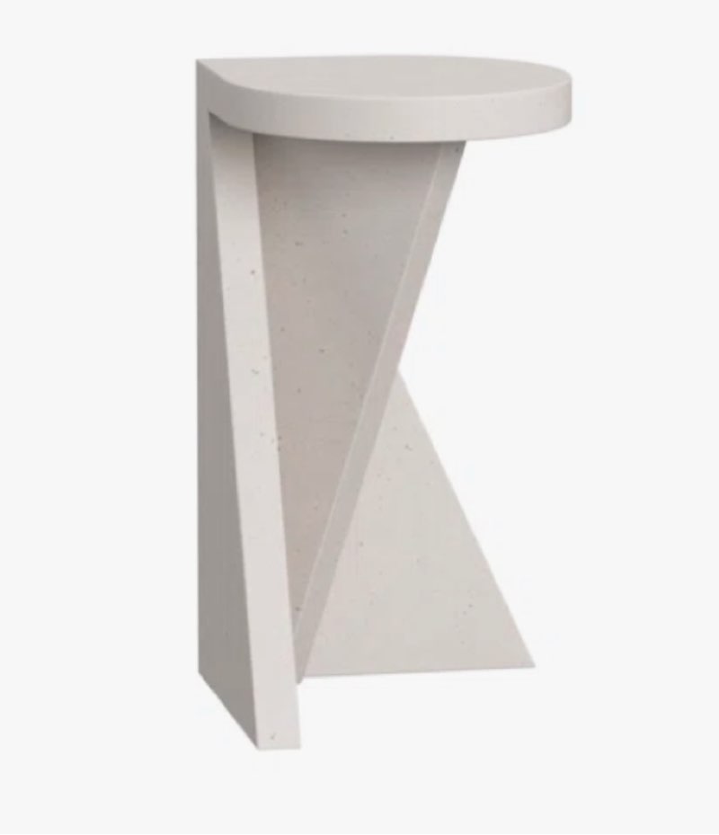 Stratum Solid Wood Pedestal End Table