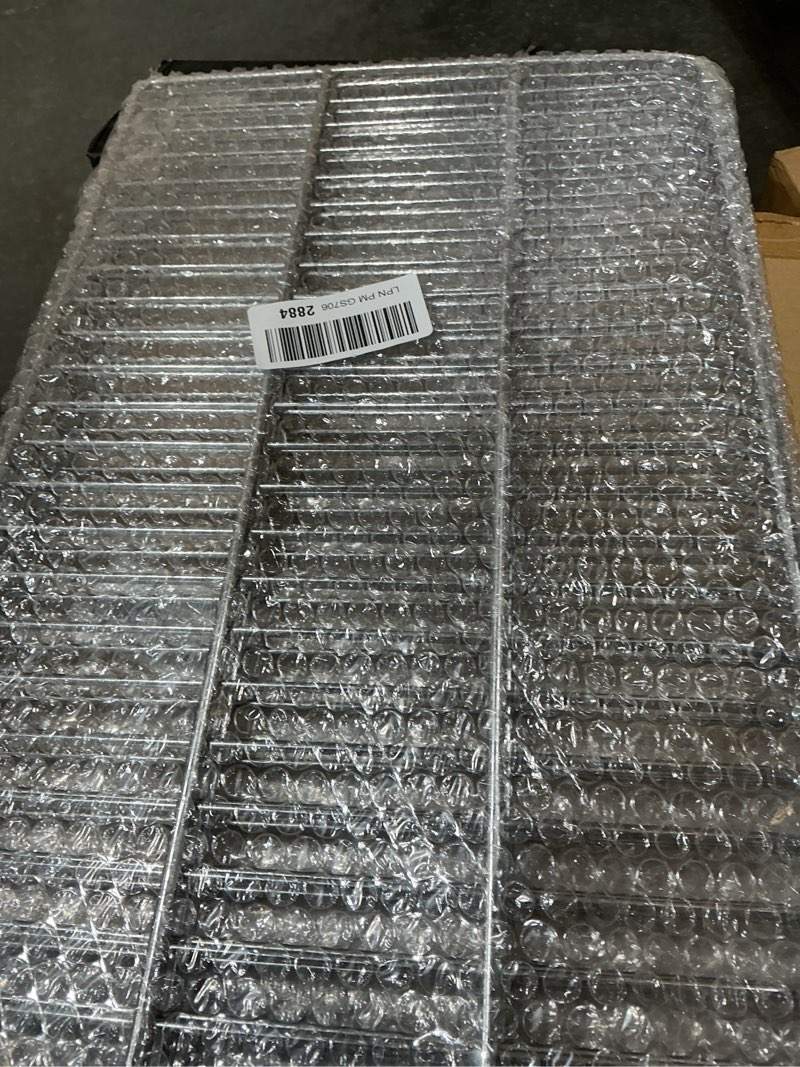 Condition photo showing New/Like New for cooking grate replacement parts for masterbuilt 40 inch electric smoker, 19.69" x 12.28" grill grids, smoker grates for masterbuilt mb20070115, mb20072918, mb20074719, mb20072916, 3 pack 3 pack for masterbuilt 40 inch