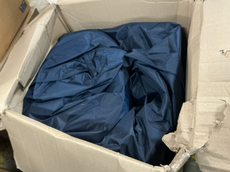 Condition photo showing As Is for fatboy usa original slim bean bag chair blue