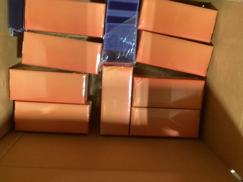 Condition photo showing New/Like New for 2000 Card Sleeves Hard Plastic, Arjiekwei 3"X4" Baseball Cards Protectors Plastic, Premium Card Holder for Trading Sports Baseball Football Game Cards (1000 Hard Sleeve + 1000 Soft Sleeve) 1000 Hard Sleeves + 1000 Soft Sleeves