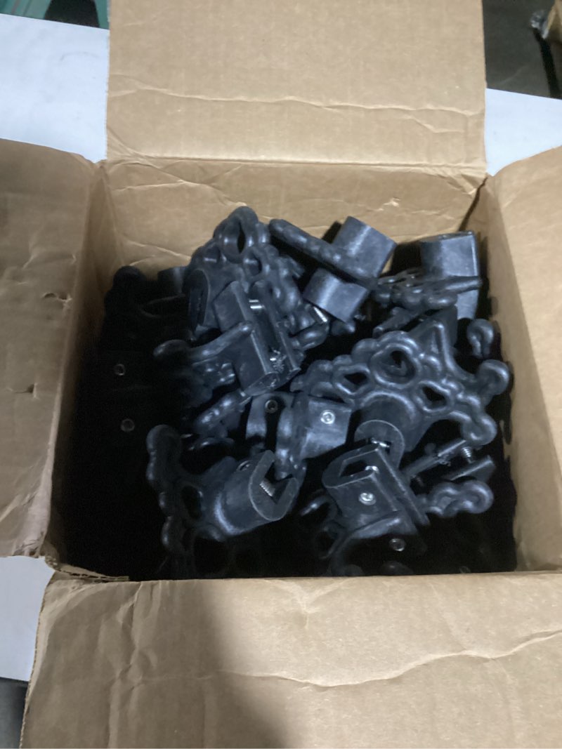 Condition photo showing As Is for Plastic Roof Ice Guard Snow Guard Snow Stops for Standing Seam Metal Roofing - Multi-Color/Multi-Pack Listing (50, Black) 50 Black