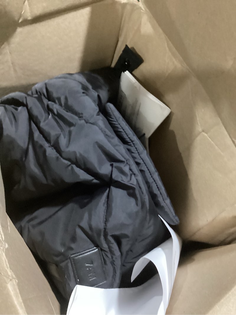 Condition photo showing Good Condition for 7am tote bag for women - waterproof capri crossbody & zippered diaper bags, included changing diaper pad & 2 stroller straps black