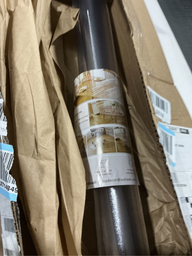 Condition photo showing Good Condition for Wadrac 14x72 Inch PVC Clear Table Protector Cover Blotter Desktop Protector Rectangular Plastic Tablecloths Desk Pad Mat for Floor Desk Side Kitchen Countertop End Table Topper Waterproof Crystal Clear Color Rectangle Shape 1.5mm Thick 14" x 72"