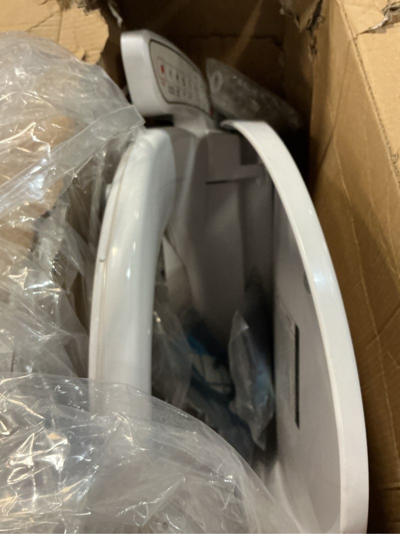 Condition photo showing Good Condition for ZMJH ZMA102 Bidet Toilet Seat, Unlimited Warm Water, Vortex Wash, Electronic Heated, Warm Air Dryer, Rear and Front Wash, LED Light, Need Electricity, White, (Elongated)