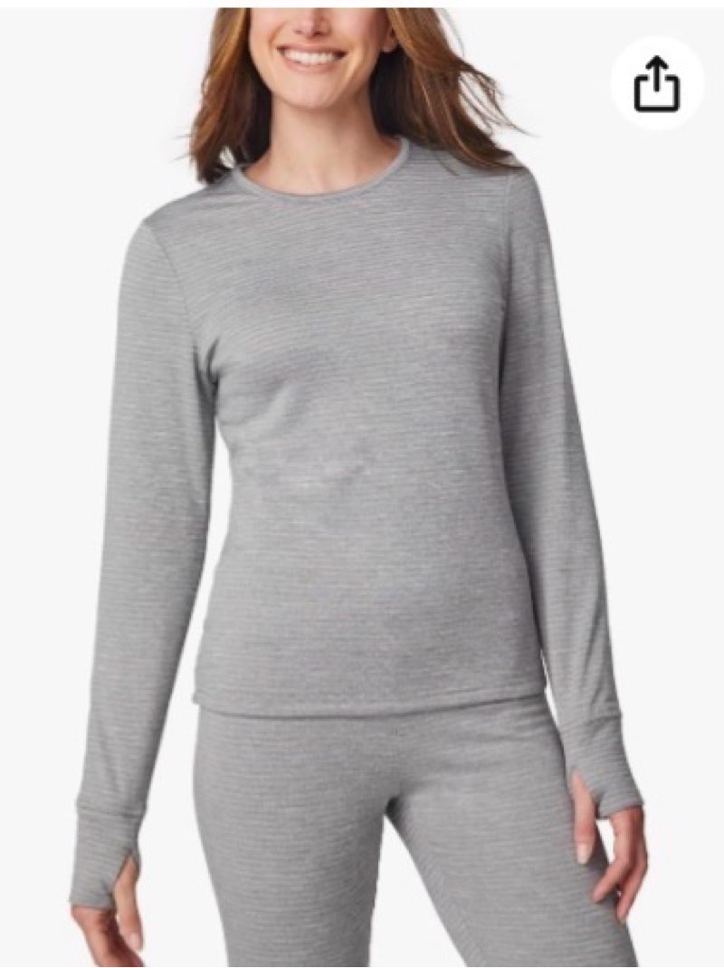 free country microtech heat force grid fleece ladies base layer top small