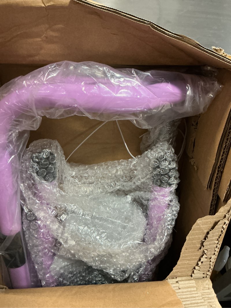 Condition photo showing As Is for FBSPORT Gymnastics Bar for Kids, Adjustable Height Gymnastic Horizontal Bars,Junior Training Bar Children Folding Training Monkey Bars for Home Using Purple