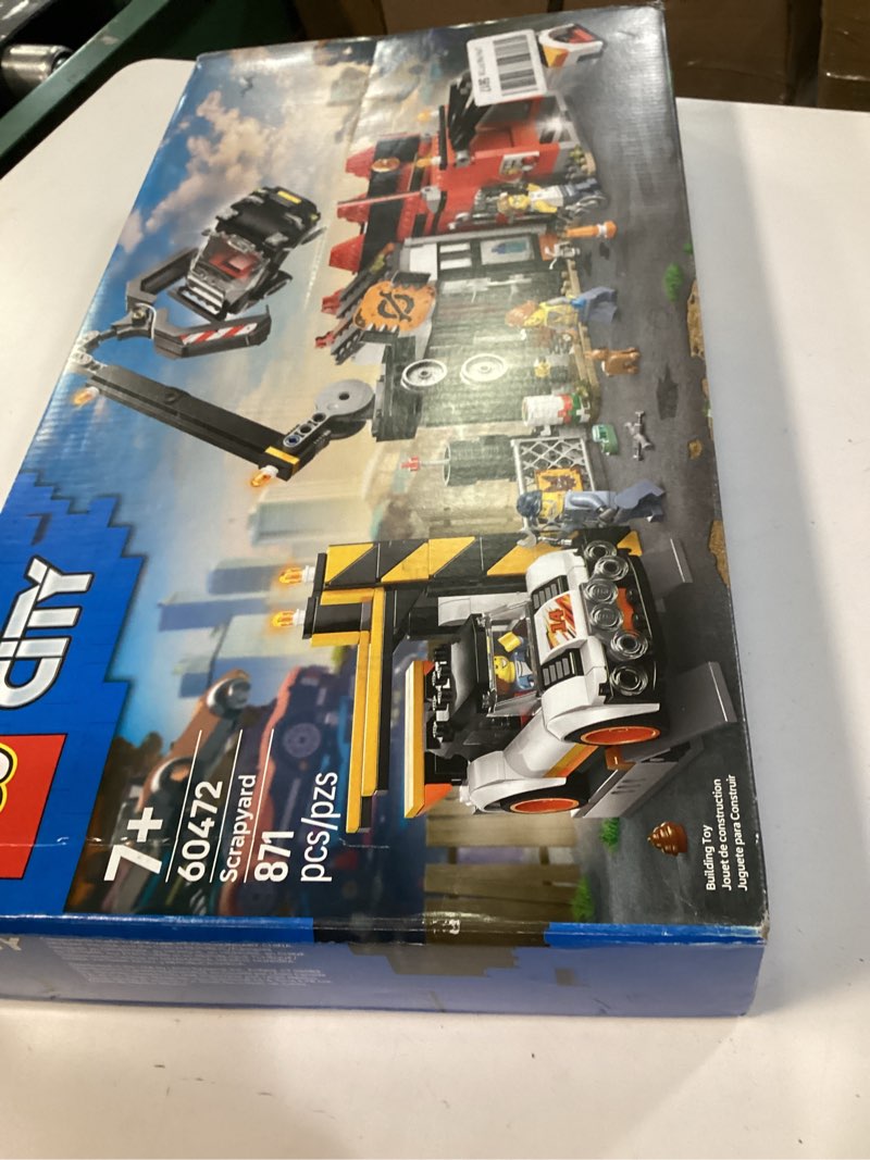 Condition photo showing New/Like New for LEGO City Scrapyard with Cars - Building Toy Figures and Playset for Kids, Boys and Girls, Ages 7+ - Learning and Educational Toy for Pretend Play - Gift Idea for Birthdays - 60472