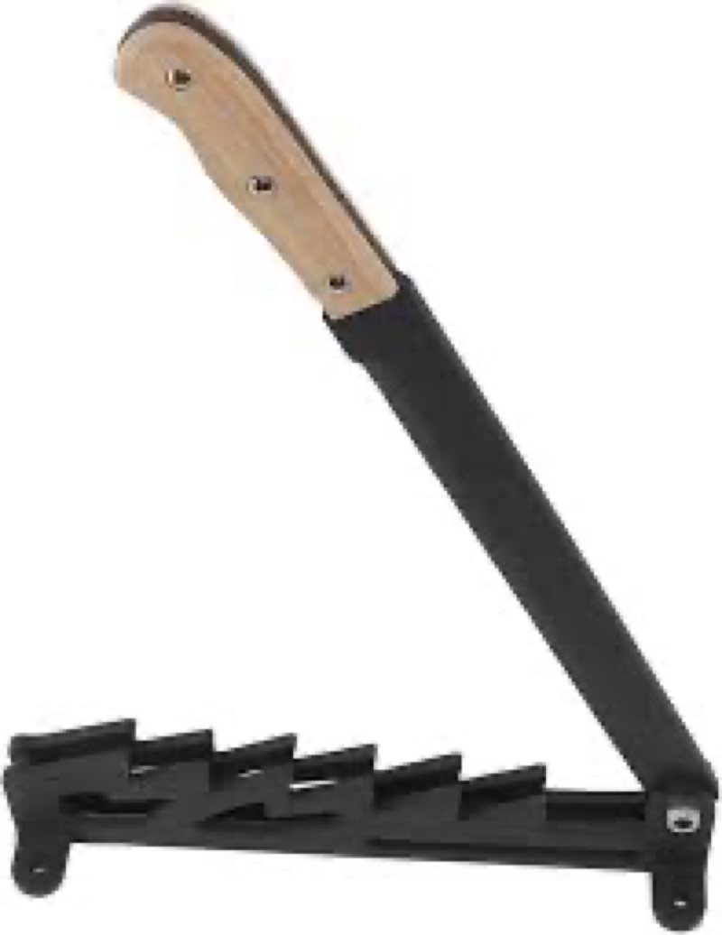 Wall Mounted Firewood Kindling Splitter, 2025 Upgraded 7-Tooth Kindling Splitter Wood, Portable Manu