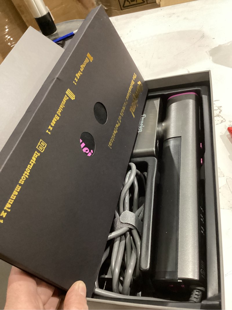 Condition photo showing Good Condition for Travel Steamer for Clothes?100V-240V Clothes Steamer, 15s Fast Heat Up, Portable Steamer & Iron 2 in 1, LED Display, 150ml Large Water Tank, Travel Size Perfect for Global ? Europe Travel Purple