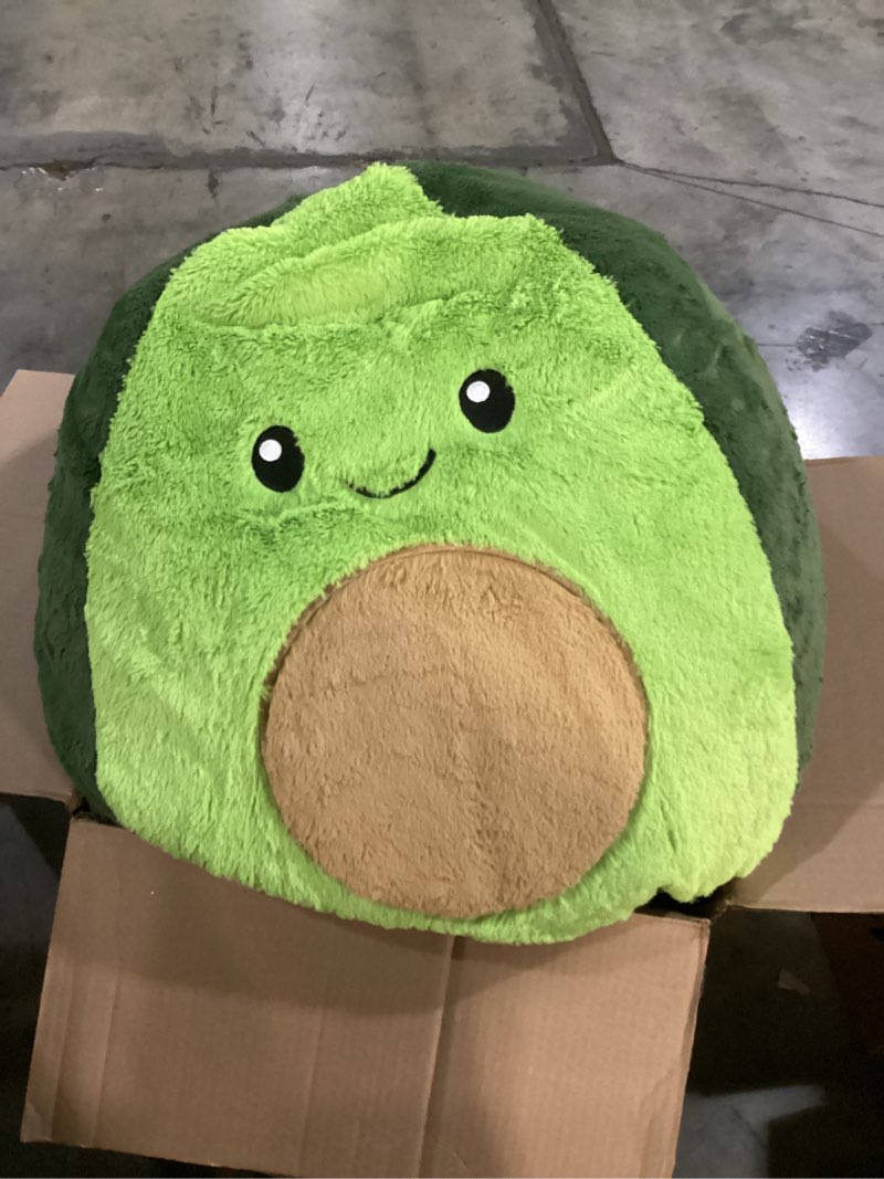 Condition photo showing Good Condition for Big Joe Avocado PlushiPals Super Soft Bean Bag Chair for Kids, Ultra-Soft Plush Polyester Blend, 2.5 feet Refillable Avacado Single PlushiPals