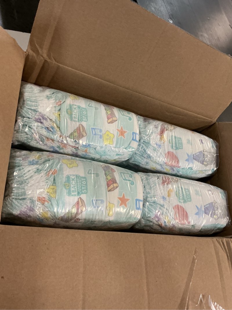 Condition photo showing New/Like New for pampers training pants - easy ups boys & girls bluey - size 5t-6t, 84 count, children's potty underwear (packaging may vary) 5t-6t 84