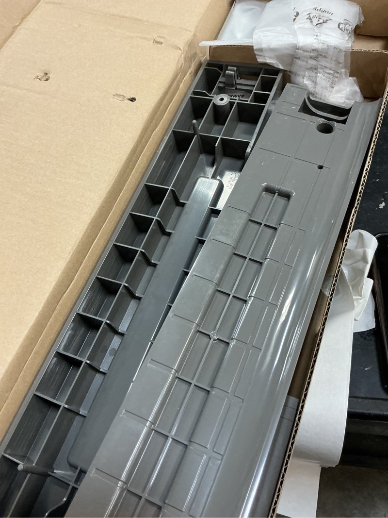 Condition photo showing Good Condition for samsung stacking kit for 27” wide front load washer and dryer combo, small space saving solution for stackable laundry machine sets, all parts included, skk-8k