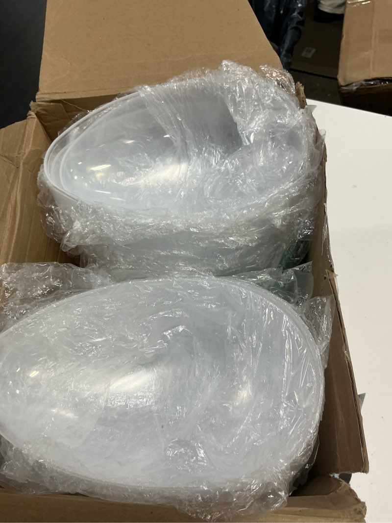 Condition photo showing Good Condition for poen 24 pcs large clear easter eggs plastic fillable 7.5 inch colorful giant transparent jumbo empty easter eggs containers for hunt basket stuffing fillers party favor