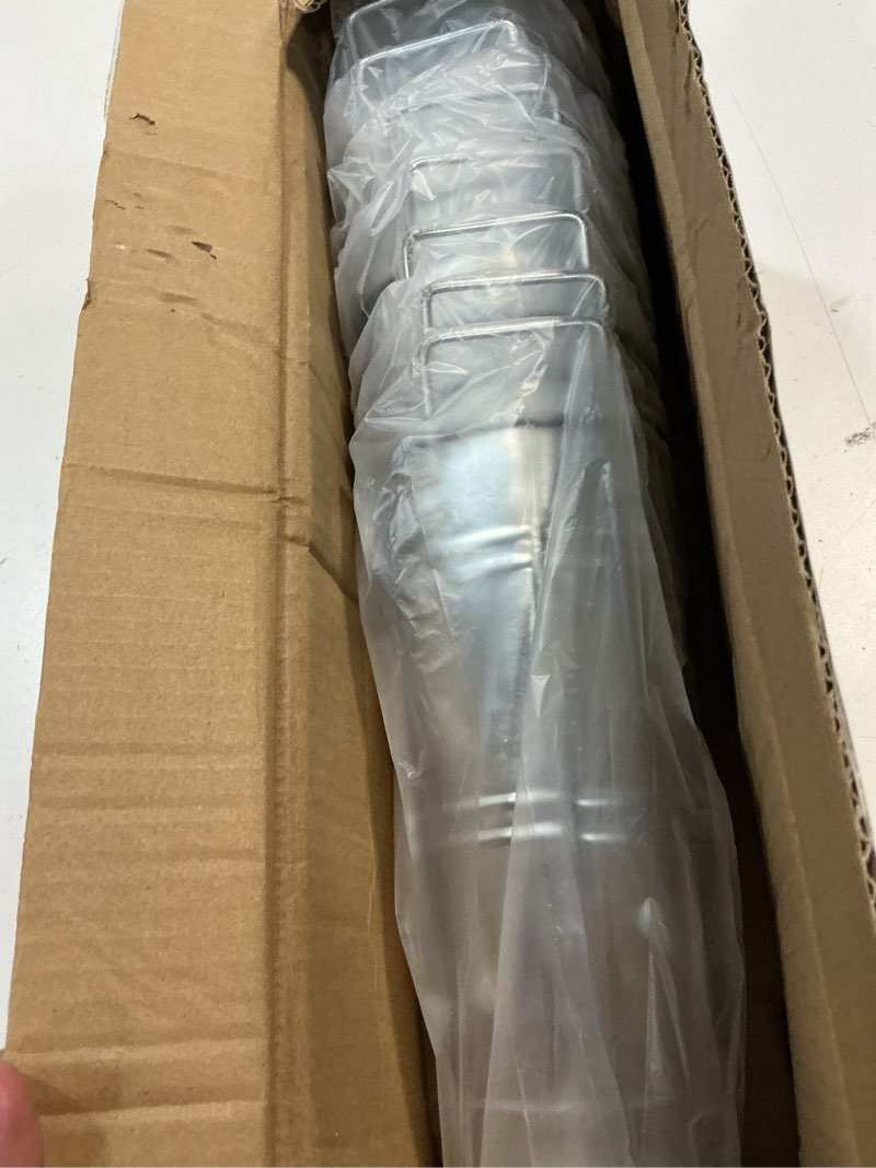Condition photo showing New/Like New for 8 pcs 10 inch large galvanized metal vases farmhouse french flower bucket vases for cut flowers for home d 8pcs