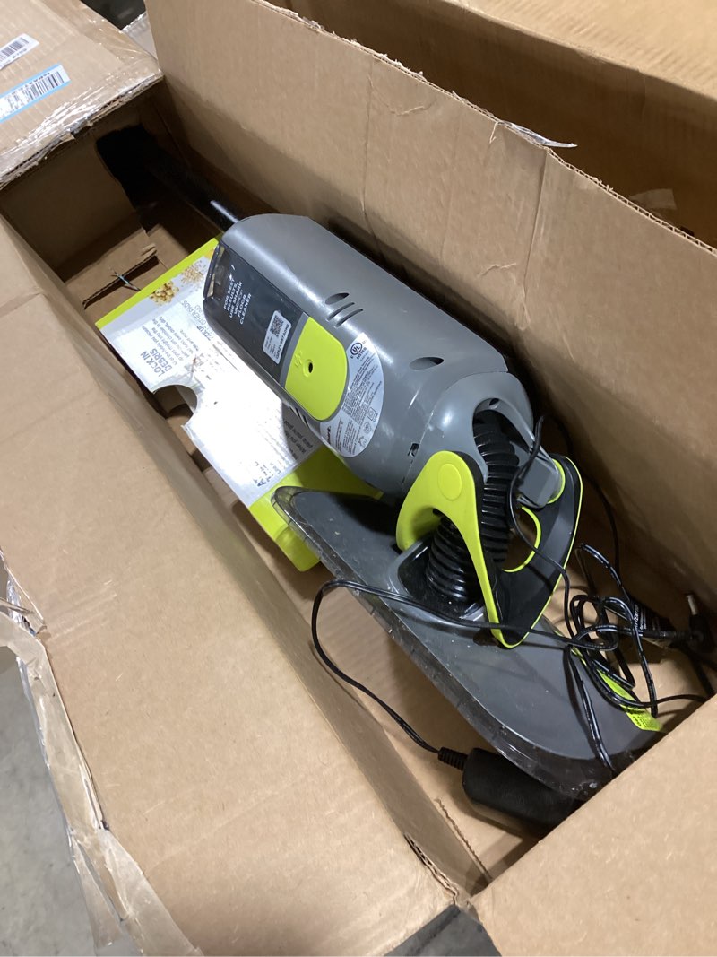Condition photo showing As Is for Shark VACMOP Cordless Hard Floor Cleaner, Vacuum and Spray Mop, Powerful Suction, Lightweight, LED Headlights, Includes 4 Disposable Pads, 12oz Multi-Surface Cleaning Solution, Gray, VM252