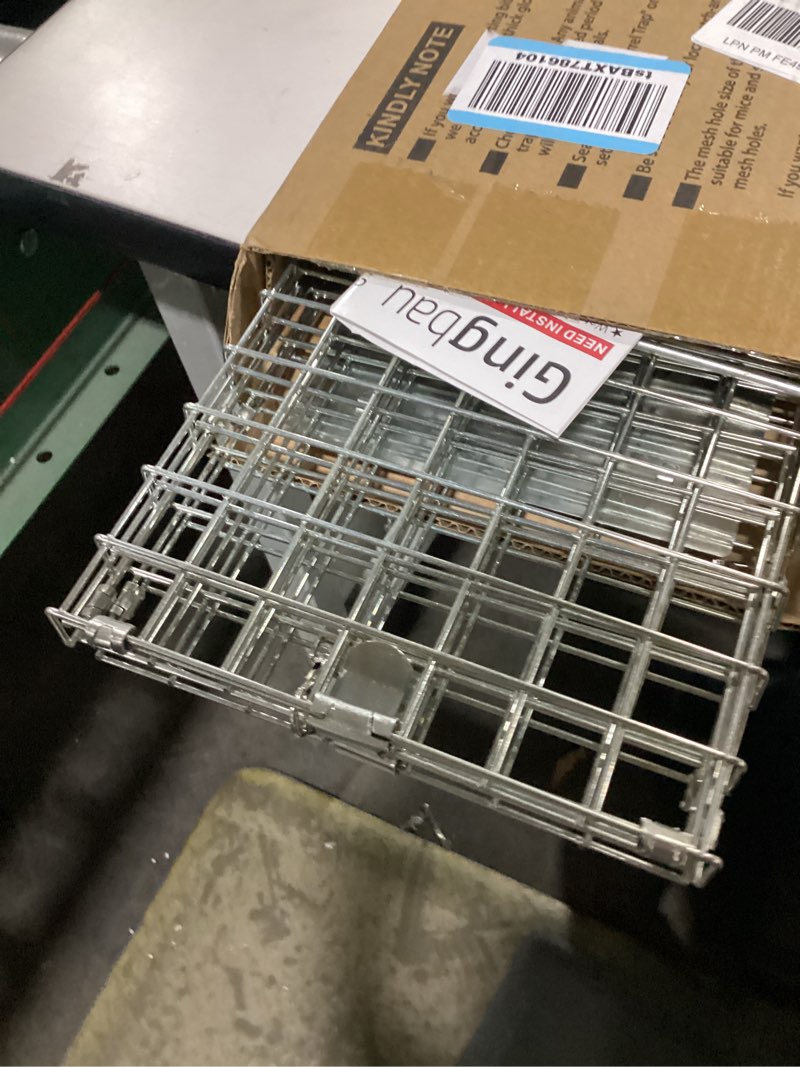 Condition photo showing Good Condition for Gingbau Foldable Squirrel Trap Heavy Duty Humane Live Animal Cage Trap - 17.3” x 7.4” x 8.2” Medium
