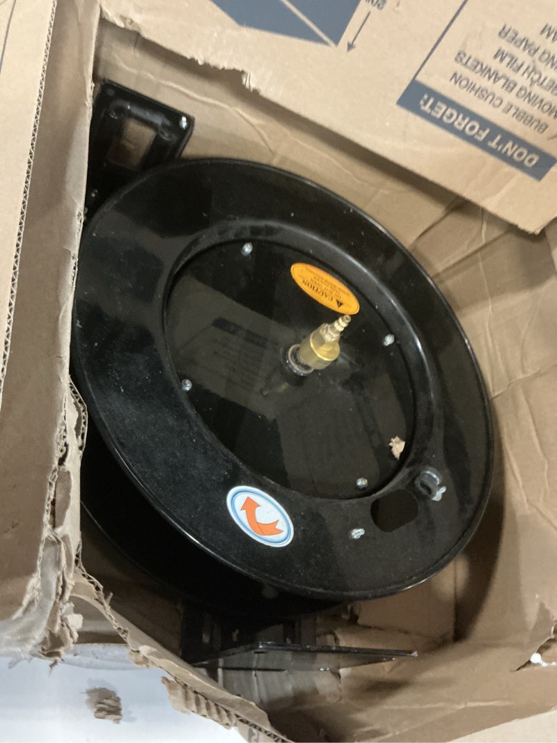 Condition photo showing Good Condition for DYNAFLO SELF RETRACTING HOSE REEL 1/2'' X 50'