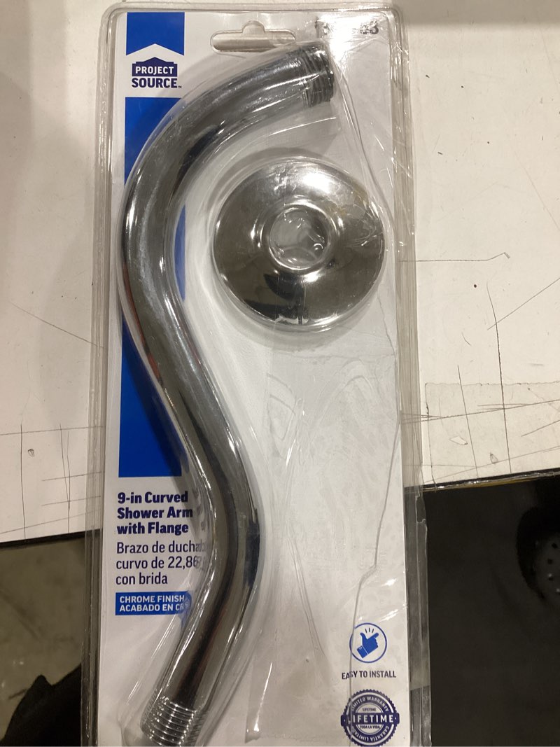 Condition photo showing Good Condition for AquaSource Chrome Shower Arm and Flange