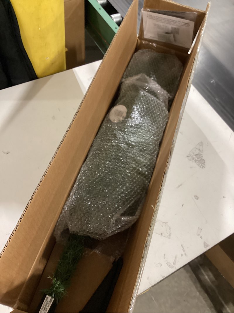 Condition photo showing As Is for National Tree Company Artificial Pre-Lit Mini Christmas Tree, Green, Kingswood Fir, Multicolor Lights, Includes Stand, 3 Feet