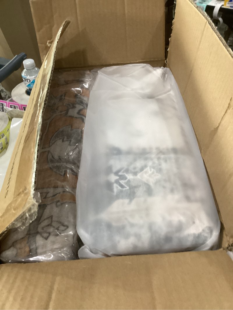 Condition photo showing Good Condition for rugland 6x9 area rugs - stain resistant washable rug, anti slip rugs for living room, vintage tribal area rugs(medallion 01-taupe/grey, 6'x9') medallion 01-taupe/grey 6' x 9' (rectangular)