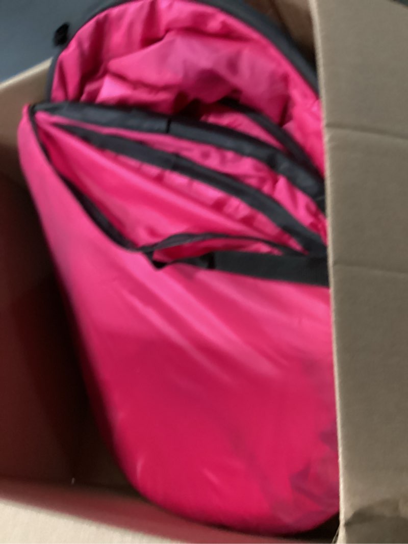 Condition photo showing Good Condition for wolfwise pop up shower tent for camping essentials, portable instant changing tent with ventilation window & carry bag, privacy dressing room bathroom toilet for beach & outdoor, spacious, rose red rose red spacious: 6'3" h, 47.2" w