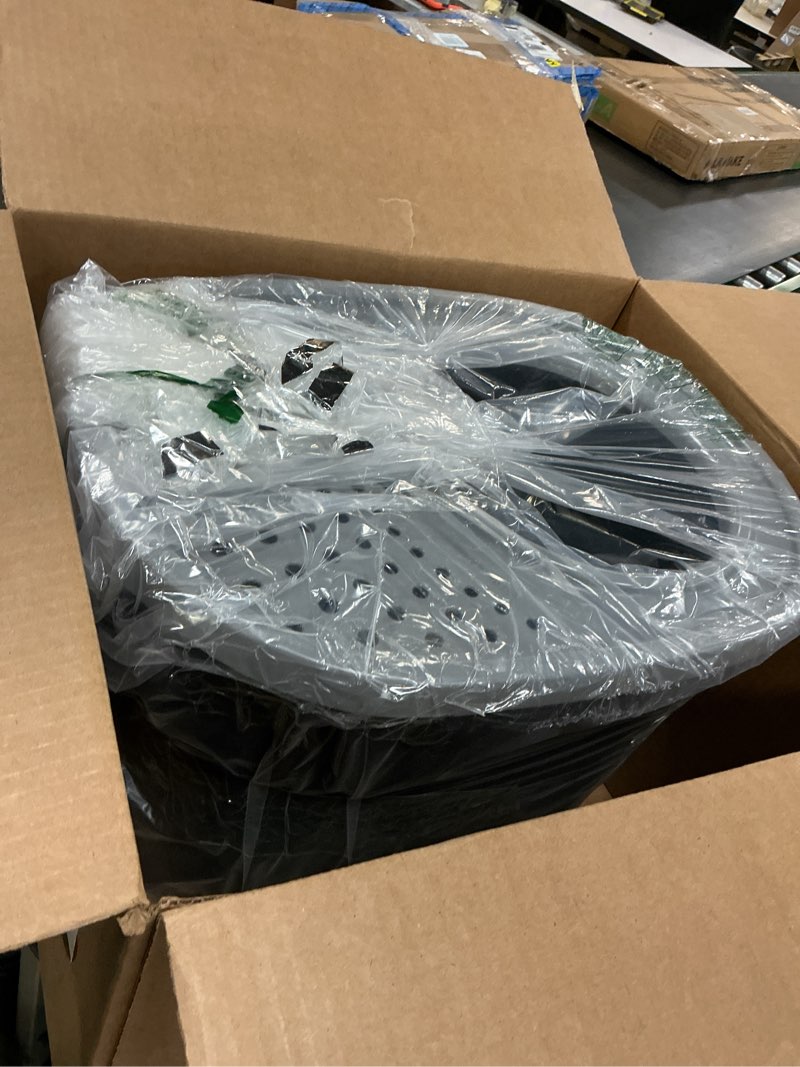 Condition photo showing Good Condition for IRIS USA Top Entry Cat Litter Box, Large Enclosed with Litter Catching Lid and Scoop, Dog Proof, Cat Litter Box, Black/Gray Oval Top Entry Black w/ Scoop