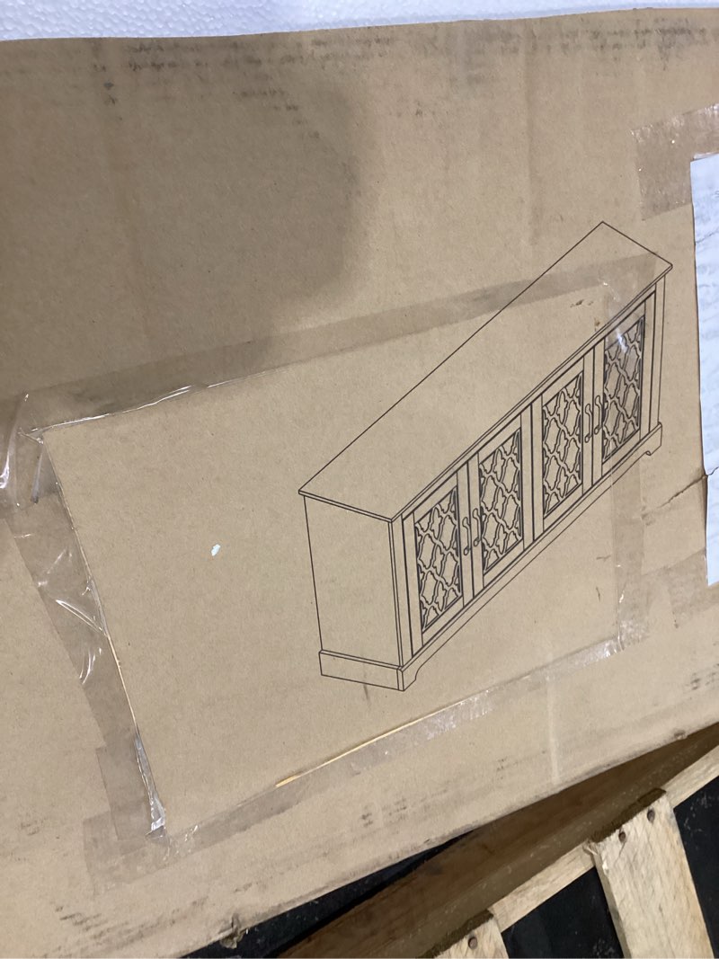 Black tv stand similar to stock photo