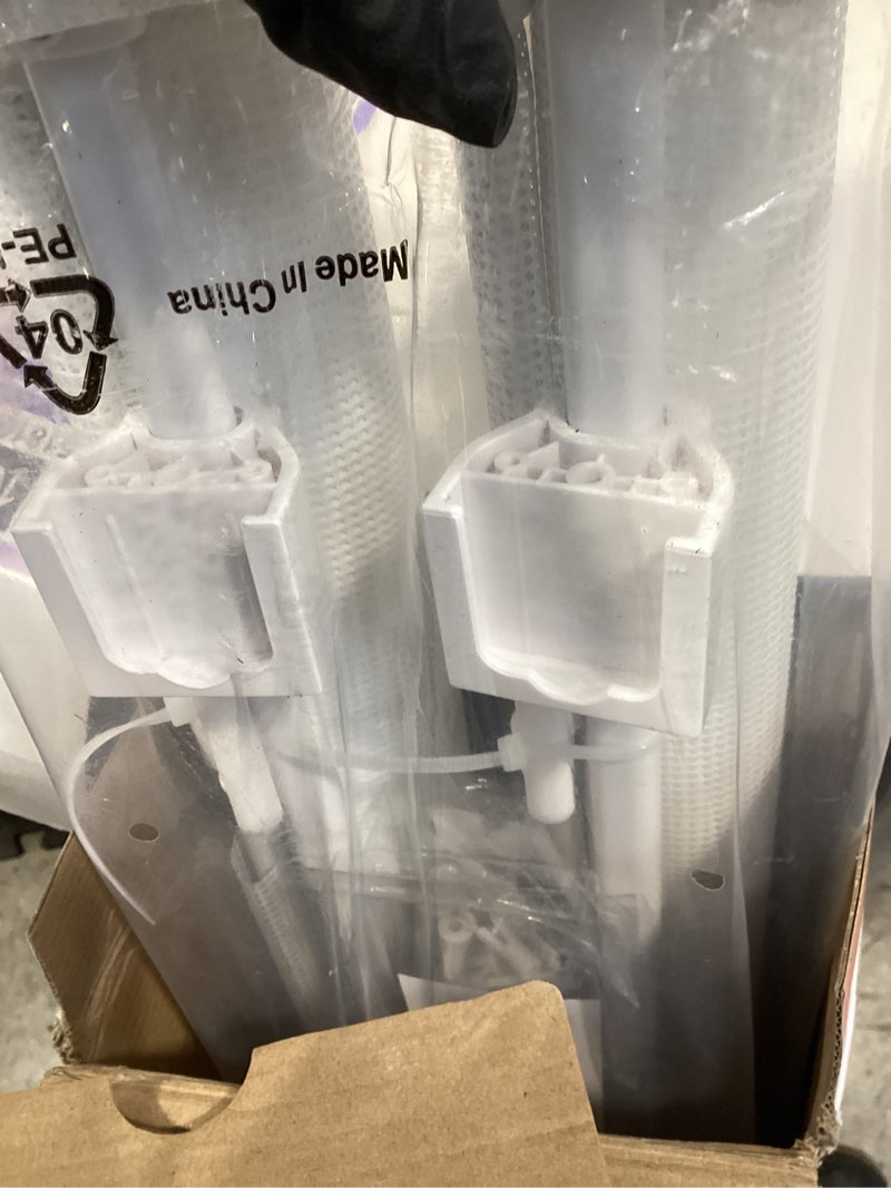Condition photo showing Good Condition for 2-pack retractable baby gate for stairs-33”height, expands up to 55”width-safety gate for infants, toddlers, dogs & pets-easy install, secure closure, white mesh design for indoor & outdoor use