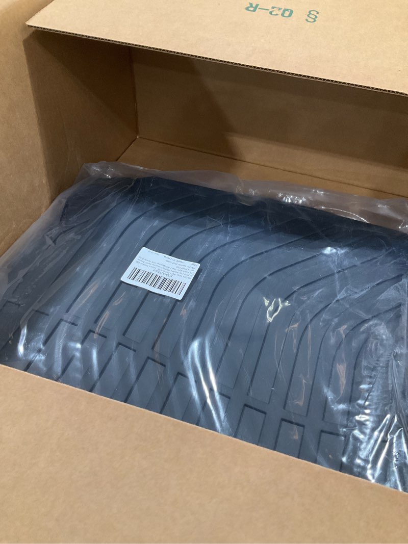 Condition photo showing Good Condition for floor mats custom for toyota corolla 2003-2008 (for models without heating vents below the front row seat) all weather tpe heavy duty non-slip automotive floor liners accessories, black 12) for corolla 2003-2008